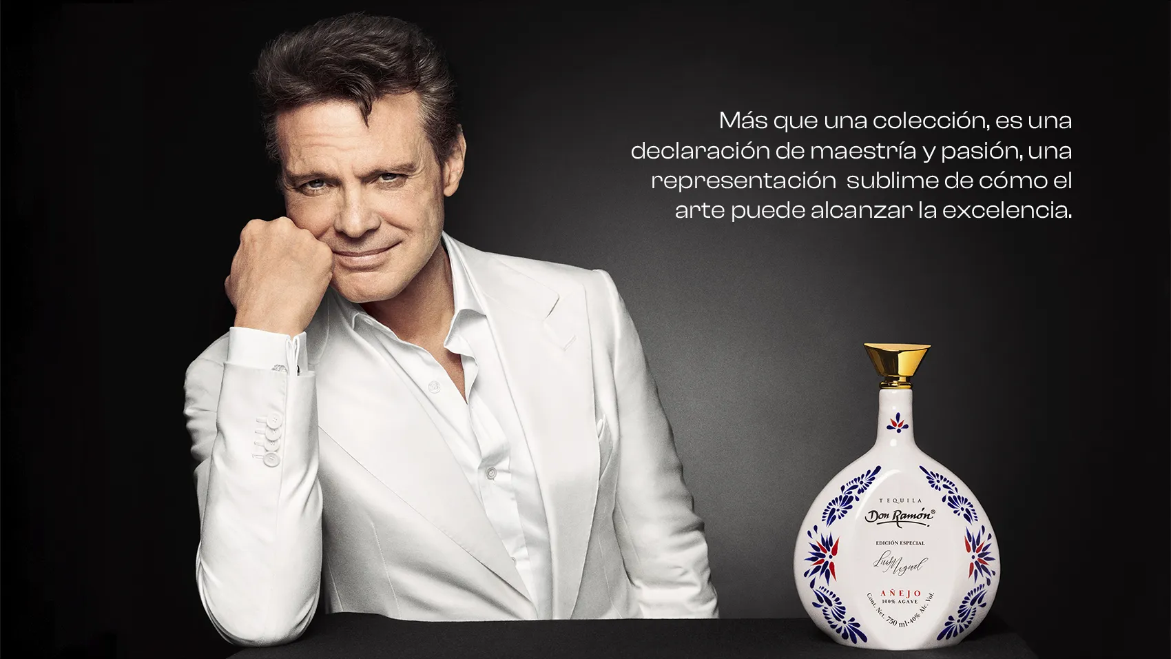 Tequila Don Ramón Colección Especial Luis Miguel Cerámica